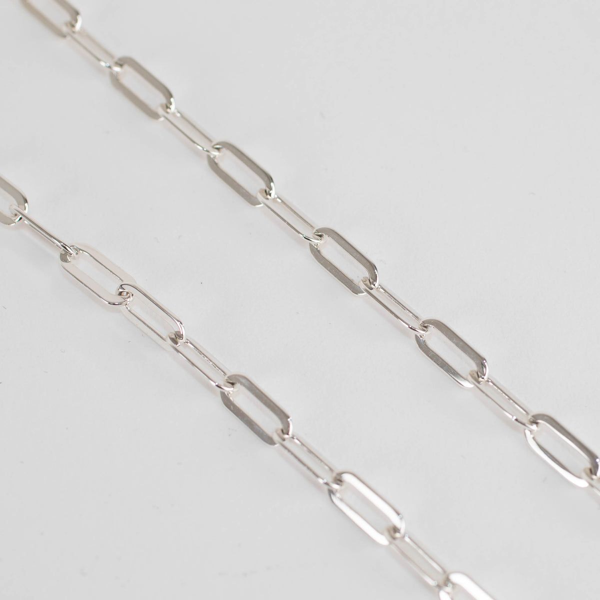 Monica Vinader Silver Paperlink Chain Necklace