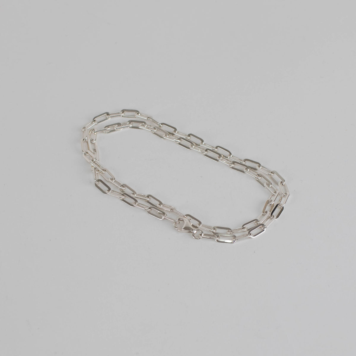 Monica Vinader Silver Paperlink Chain Necklace
