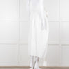 Cecilie Bahnsen White Cotton Belted Full Skirt