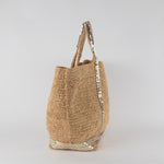 Vanessa Bruno Sequin Raffia Le Cabas Tote