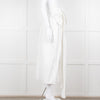 Cecilie Bahnsen White Cotton Belted Full Skirt