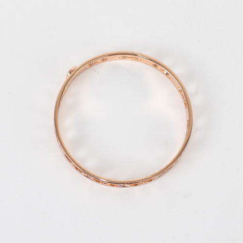 Coach Rose Gold Kissing C Bangle