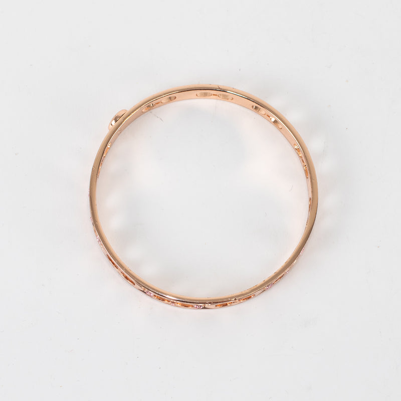 Coach Rose Gold Kissing C Bangle
