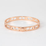 Coach Rose Gold Kissing C Bangle
