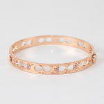 Coach Rose Gold Kissing C Bangle