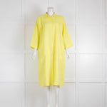 Amino Rubinacci Yellow Linen Coat Dress