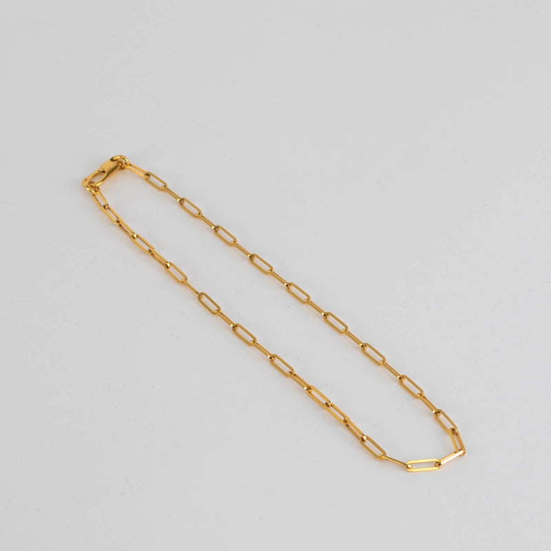 Otiumberg Gold Vermeil Paperclip Necklace