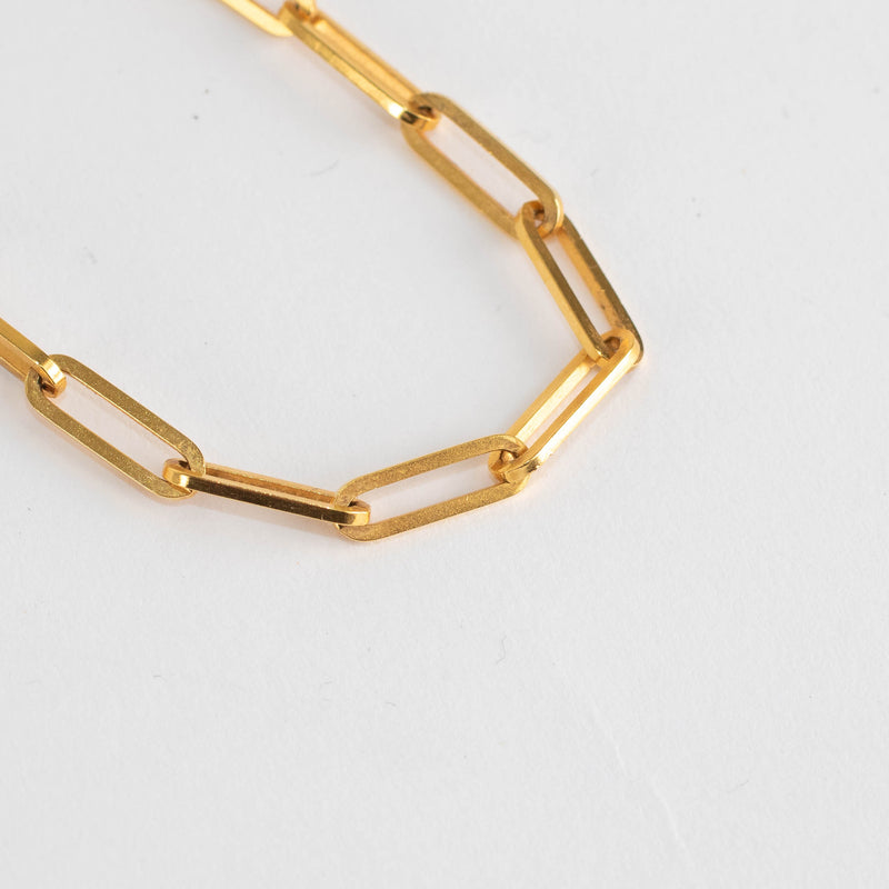 Otiumberg Gold Vermeil Paperclip Necklace