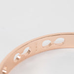 Coach Rose Gold Kissing C Bangle