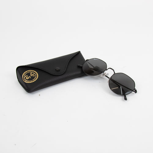Ray Ban Black Oval Shape Sunglasses