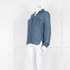 Baum Und Pferdgarten Blue Cream Navy Print Blouse