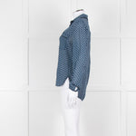 Baum Und Pferdgarten Blue Cream Navy Print Blouse