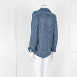 Baum Und Pferdgarten Blue Cream Navy Print Blouse