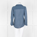 Baum Und Pferdgarten Blue Cream Navy Print Blouse