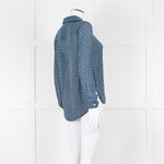 Baum Und Pferdgarten Blue Cream Navy Print Blouse