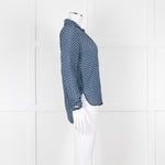 Baum Und Pferdgarten Blue Cream Navy Print Blouse