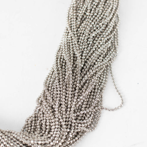 Fabiana Filippi Cream Silver Chain Choker