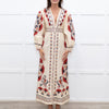 Farm Rio Cream Print Mandala Maxi Dress