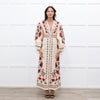 Farm Rio Cream Print Mandala Maxi Dress