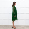 Moliin Dark Green Tiered Mini Dress