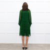 Moliin Dark Green Tiered Mini Dress