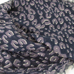 Louis Vuitton Navy Blue Purple Cashmere Stephen Sprouse Scarf