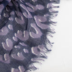 Louis Vuitton Navy Blue Purple Cashmere Stephen Sprouse Scarf