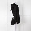 Me+Em Black Circle Print Cotton Midi Dress & Slip