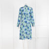 Charlotte Sparre Blue Green Floral Long Sleeve Dress