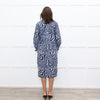 Ganni Lilac Tiger Print Shirt Dress