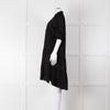Me+Em Black Circle Print Cotton Midi Dress & Slip