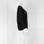 Pangaia Black Jersey Cotton Sweatshirt