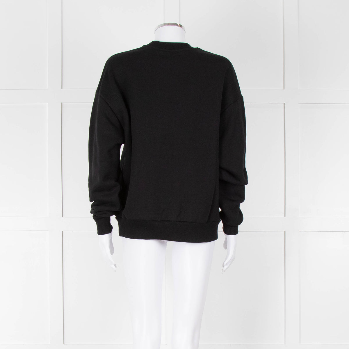 Pangaia Black Jersey Cotton Sweatshirt