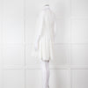 Claudie Pierlot White Long Sleeve Mini Dress