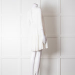 Claudie Pierlot White Long Sleeve Mini Dress
