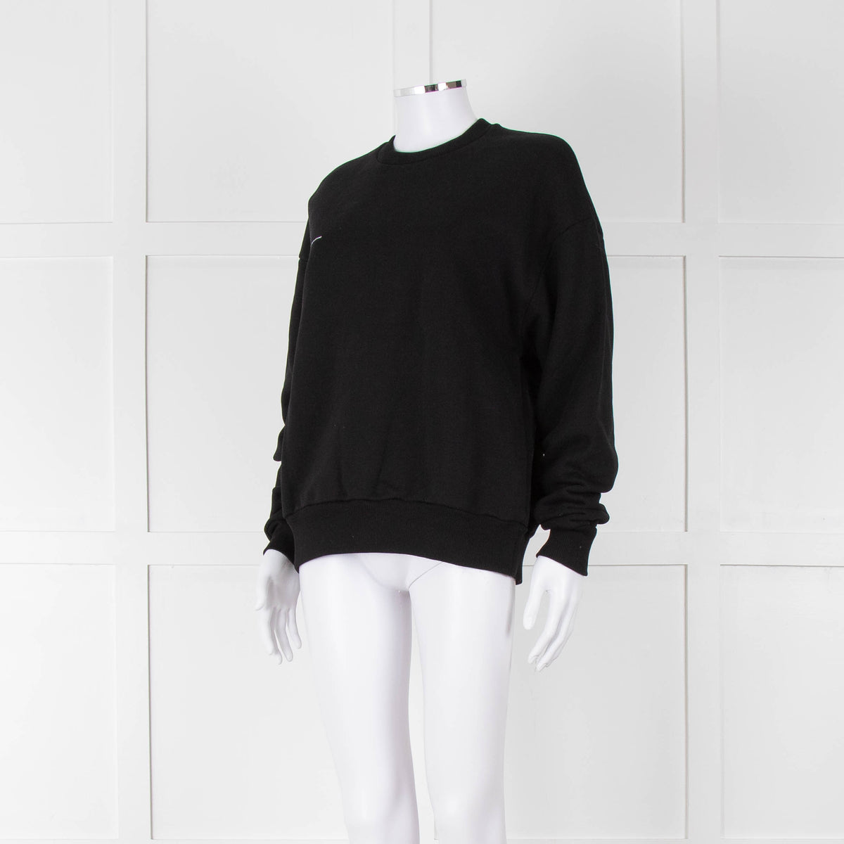 Pangaia Black Jersey Cotton Sweatshirt