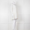 Claudie Pierlot White Long Sleeve Mini Dress