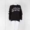 Saint Laurent Black Mohair'Saint Laurent' Motif Jumper