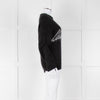 Saint Laurent Black Mohair'Saint Laurent' Motif Jumper
