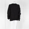 Saint Laurent Black Mohair'Saint Laurent' Motif Jumper