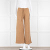 Raey Responsible Camel Cashmere Wide Leg Knitted Trousers