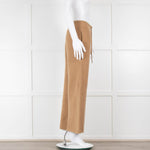 Raey Responsible Camel Cashmere Wide Leg Knitted Trousers