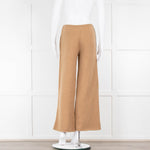Raey Responsible Camel Cashmere Wide Leg Knitted Trousers
