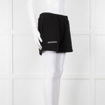 Pangaia Black Cotton Jersey Shorts