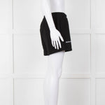Pangaia Black Cotton Jersey Shorts