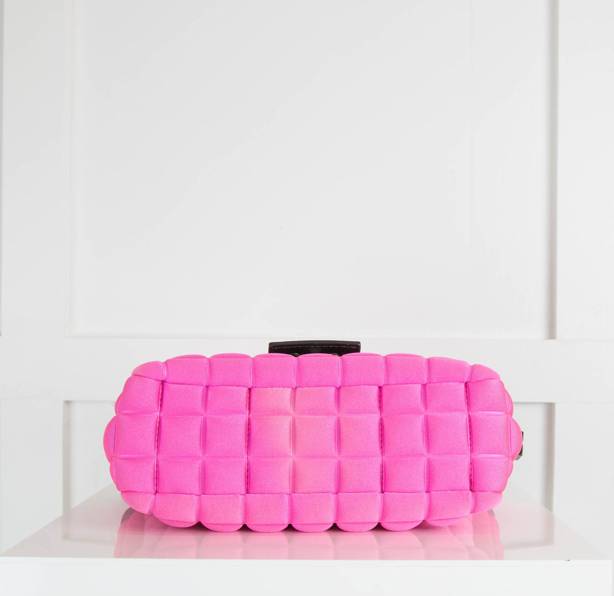 B Prime Pink Scuba Cubed Cross Body Bag