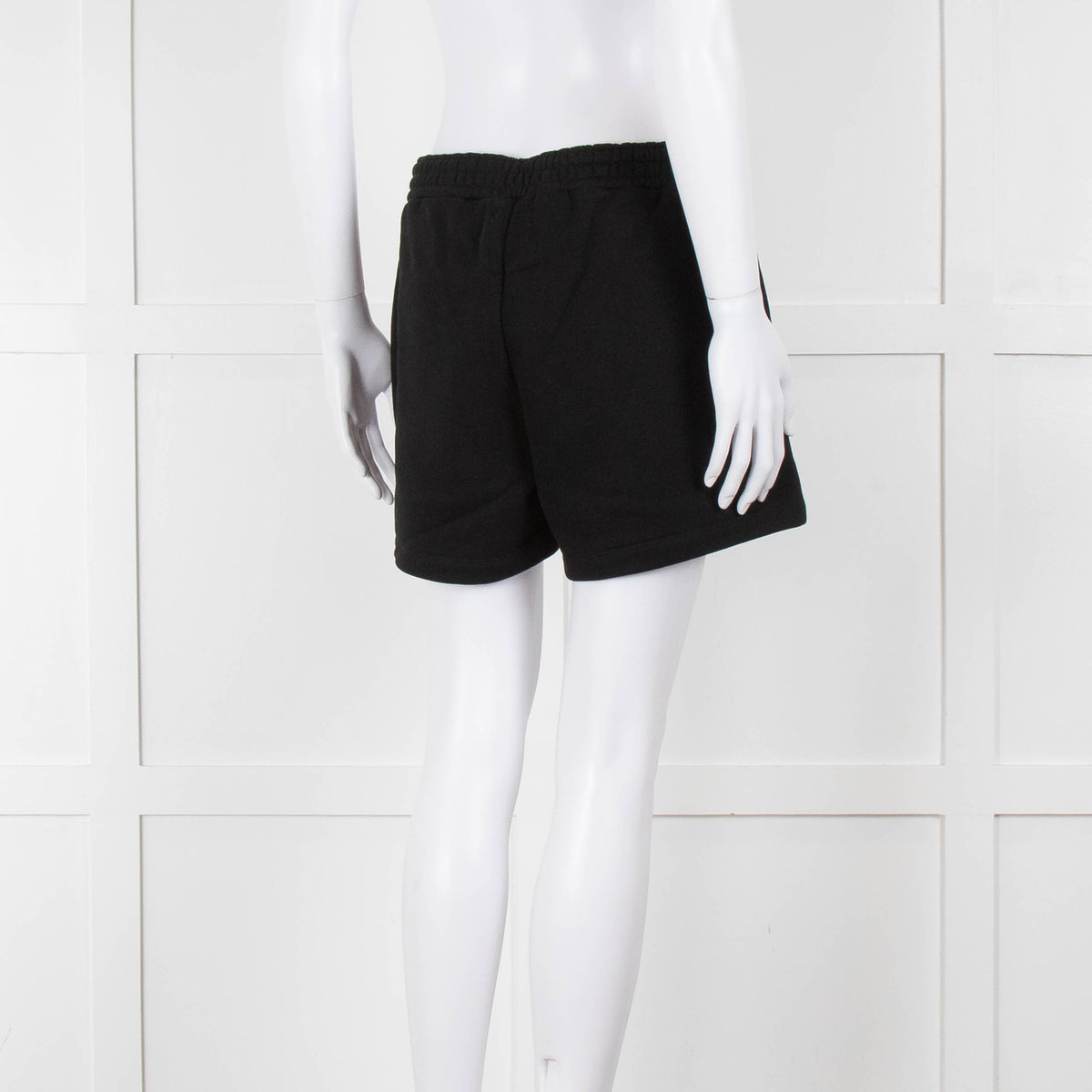 Pangaia Black Cotton Jersey Shorts