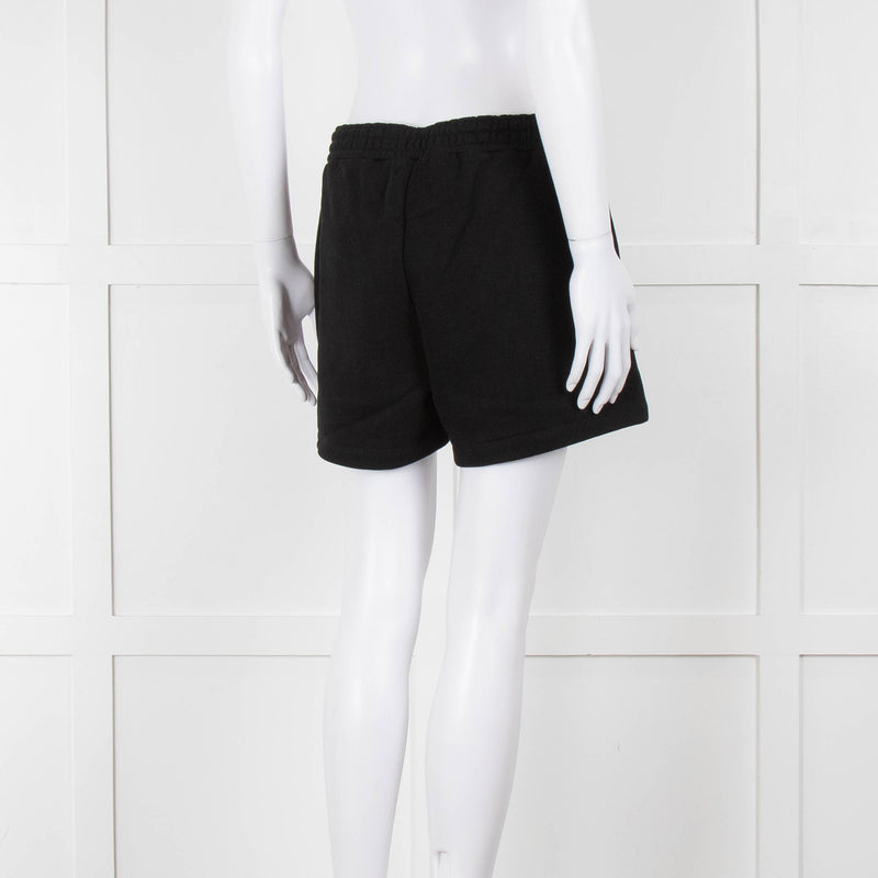 Pangaia Black Cotton Jersey Shorts
