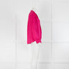 Zadig Voltaire Pink Neck Tie Long Sleeve Blouse