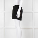 Pangaia Black Cotton Jersey Shorts